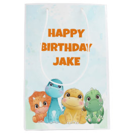 Personlig Dinosaur Party Gift Bag