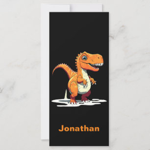 Personlig Dinosaur Rex-bokmärke