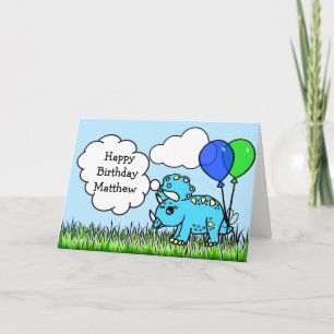 Personlig Dinosaurs pojkes födelsedagskort Kort