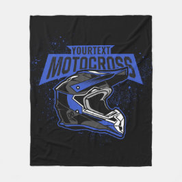 Personlig Dirt Bike Motocross Tävla Helmet Fleecefilt