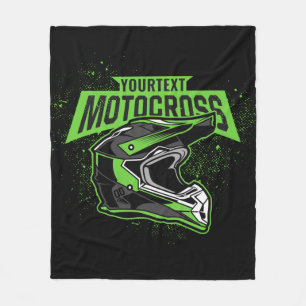 Personlig Dirt Bike Motocross Tävla Helmet     Fleecefilt