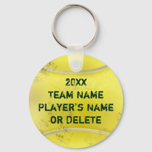 Personlig Dirty Old Tennis Boll Keychains BILLIGT Nyckelring