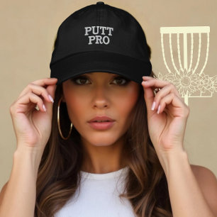 Personlig Disc Golf Putt Pro-Gåva Broderad Keps