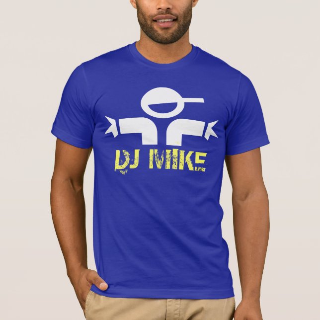 Personlig Disc Jockey / Deejay / DJ t-shirt (Framsida)
