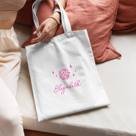 Personlig Disco Boll Bachelorette Tygkasse