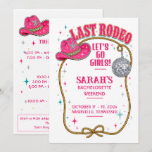 Personlig Disco Cowgirl Sista Rodeo Sällskapsfest