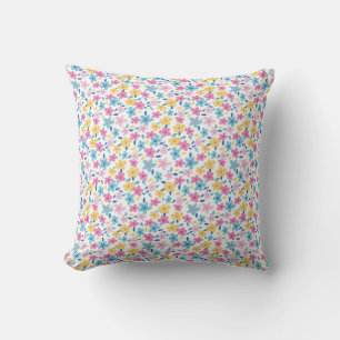 Personlig Ditsy Blommigt Cheerful Vår Decor Kudde