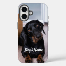 Personlig ditt Dachshund Hund Photo & Namn