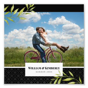 Personlig ditt foto med Laurel och Damask