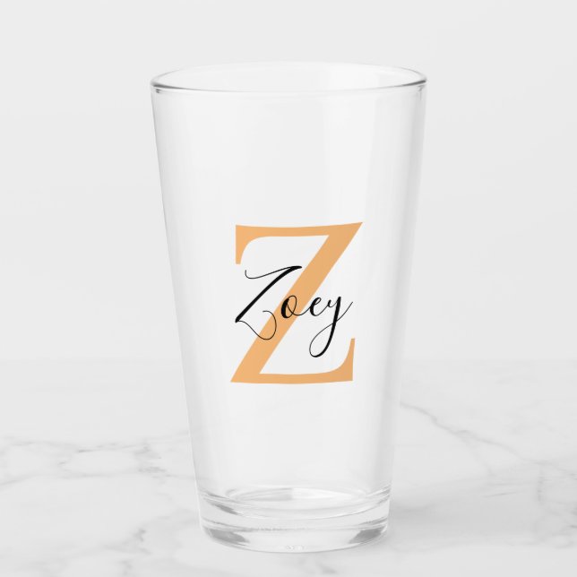 Personlig ditt namn, eget namn, födelsedagspresent glaskopp (Framsida)