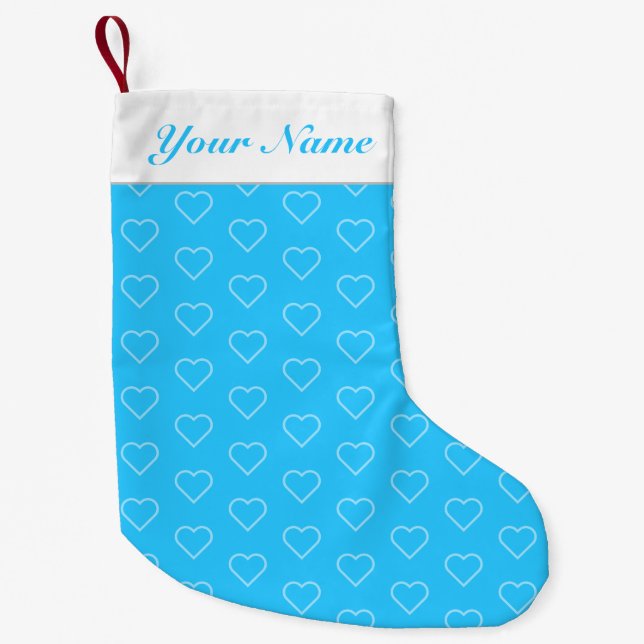 Personlig ditt namn - julklapp liten julstrumpa (Framsidan)