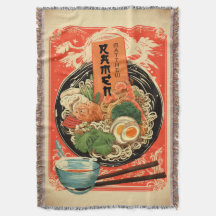 Personlig ditt namn Ramen Blanket