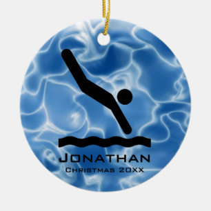 Personlig Diving Ornament