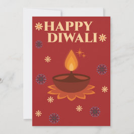 Personlig Diwali-kort Tack Kort