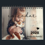 Personlig DIY Gift Idea | Anpassningsbar Photo Pet Kalender<br><div class="desc">Anpassningsbar Pet-fotokalender | Skapa din egen Personlig</div>