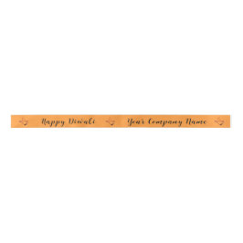 Personlig Diya Diwali Gift Wrap Satin Ribbon