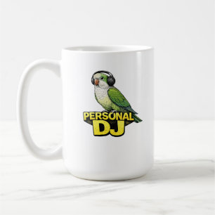 Personlig DJ Quakerpapegoja Kaffemugg