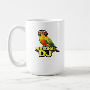 Personlig DJ Sun Conure Kaffemugg