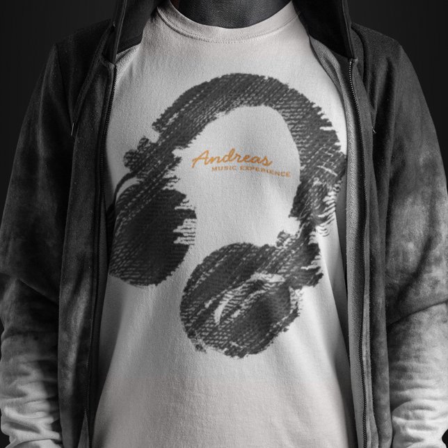 Personlig DJ Tee d.j. Coola Shirt (cool music only)