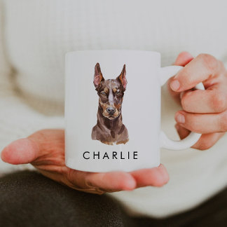 Personlig Doberman Hund älskare Mugg