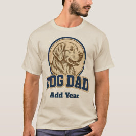 Personlig 'Dog Dad' Varsity-tröja T Shirt