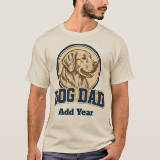 Personlig 'Dog Dad' Varsity-tröja T Shirt