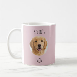 Personlig Dog Mom-fotokopp Anpassad present Kaffemugg