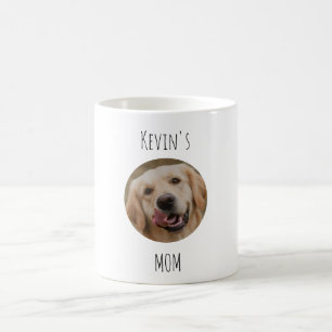 Personlig Dog Mom-fotokopp Anpassad present Kaffemugg