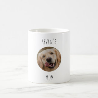 Personlig Dog Mom-fotokopp | Anpassad present Kaffemugg
