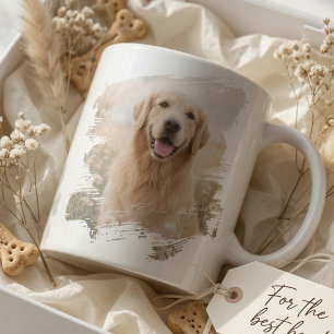 Personlig Dog Mom-mugg med anpassad husdjursfoto  Kaffemugg