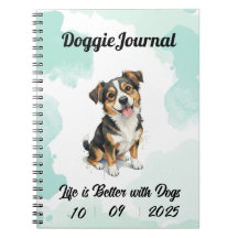 Personlig Doggie Journal - Anpassningsbar Date