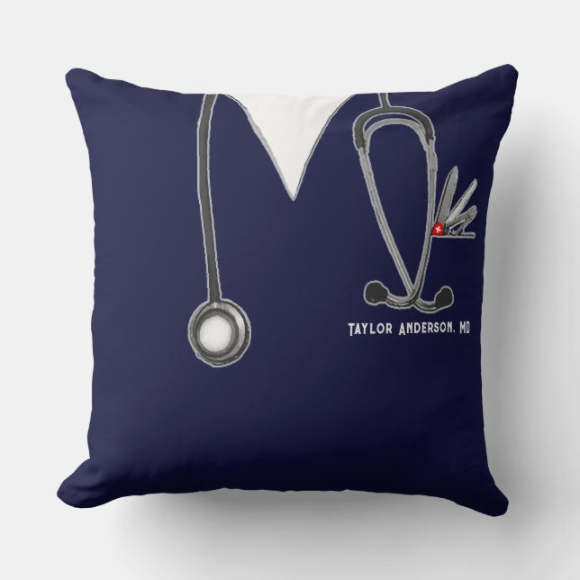 personlig doktor-gåva kudde (Framsida)