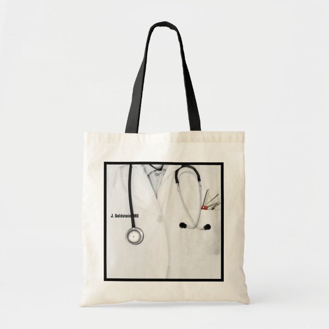 Personlig Doktor Gift Bag Tygkasse (Framsidan)