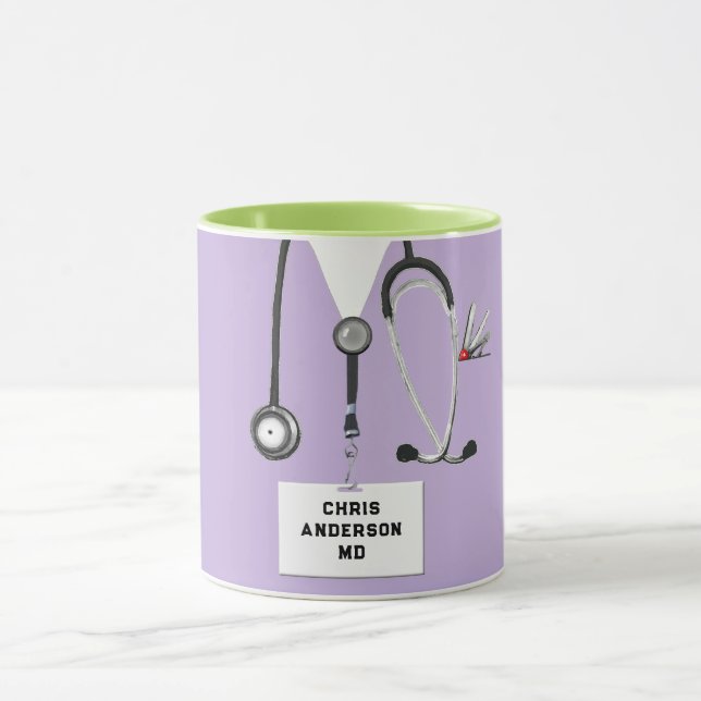 Personlig Doktor Gift Mugg (Center)