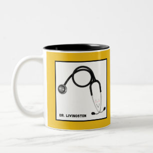 Personlig Doktor Gift Två-Tonad Mugg