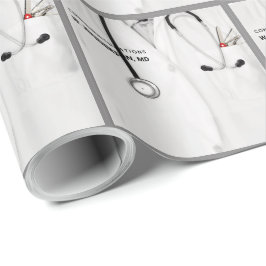 Personlig Doktor Gift Wrapping Papper Presentpapper