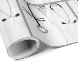 Personlig Doktor Gift Wrapping Papper Presentpapper