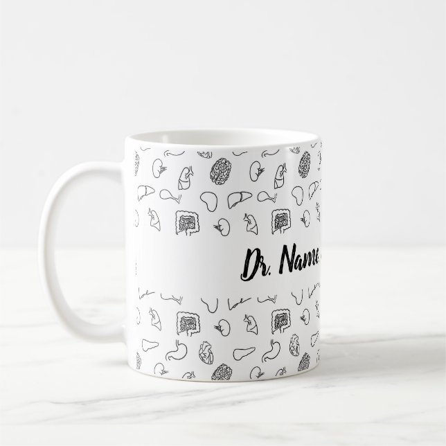 Personlig Doktor Organ Kaffemugg (Vänster)