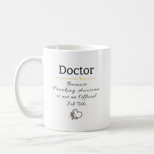 Personlig Doktors Jobbtitel Rolig Kaffemugg