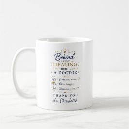 Personlig Doktors Tacksamhet Tack Läkare Kaffemugg
