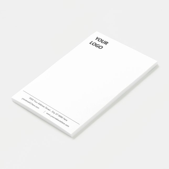 Personlig dokumentmallen Business PostIT® Notes Post-it Block (Vinklad)