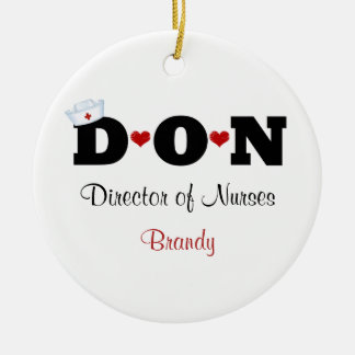 Personlig DON Nurse Ornament