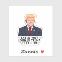 PERSONLIG DONALD TRUMP KLISTERMÄRKEN