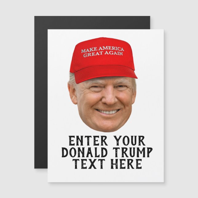 PERSONLIG DONALD TRUMP MAGA (Fram/baksida)