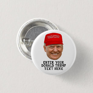 PERSONLIG DONALD TRUMP MAGA KNAPP