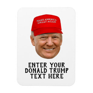 PERSONLIG DONALD TRUMP MAGA MAGNET