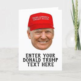 PERSONLIG DONALD TRUMP MAGA TACK KORT