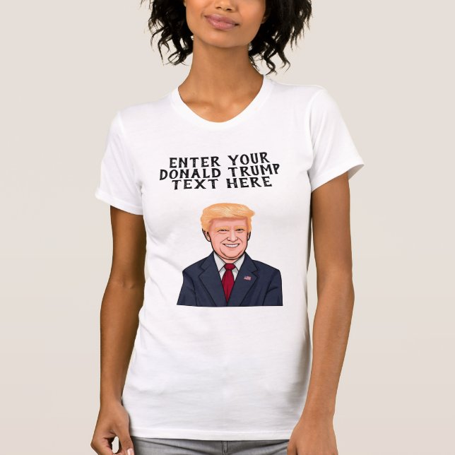 PERSONLIG DONALD TRUMP T SHIRT (Framsida)