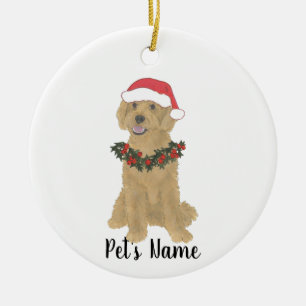 Personlig Doodle (Golden Red Apricot) Ornament