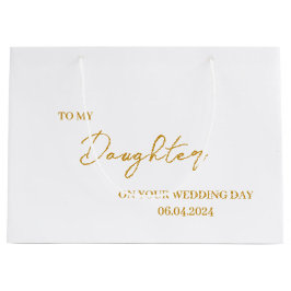 Personlig Dotter Bride-presentpåse, till min dotte